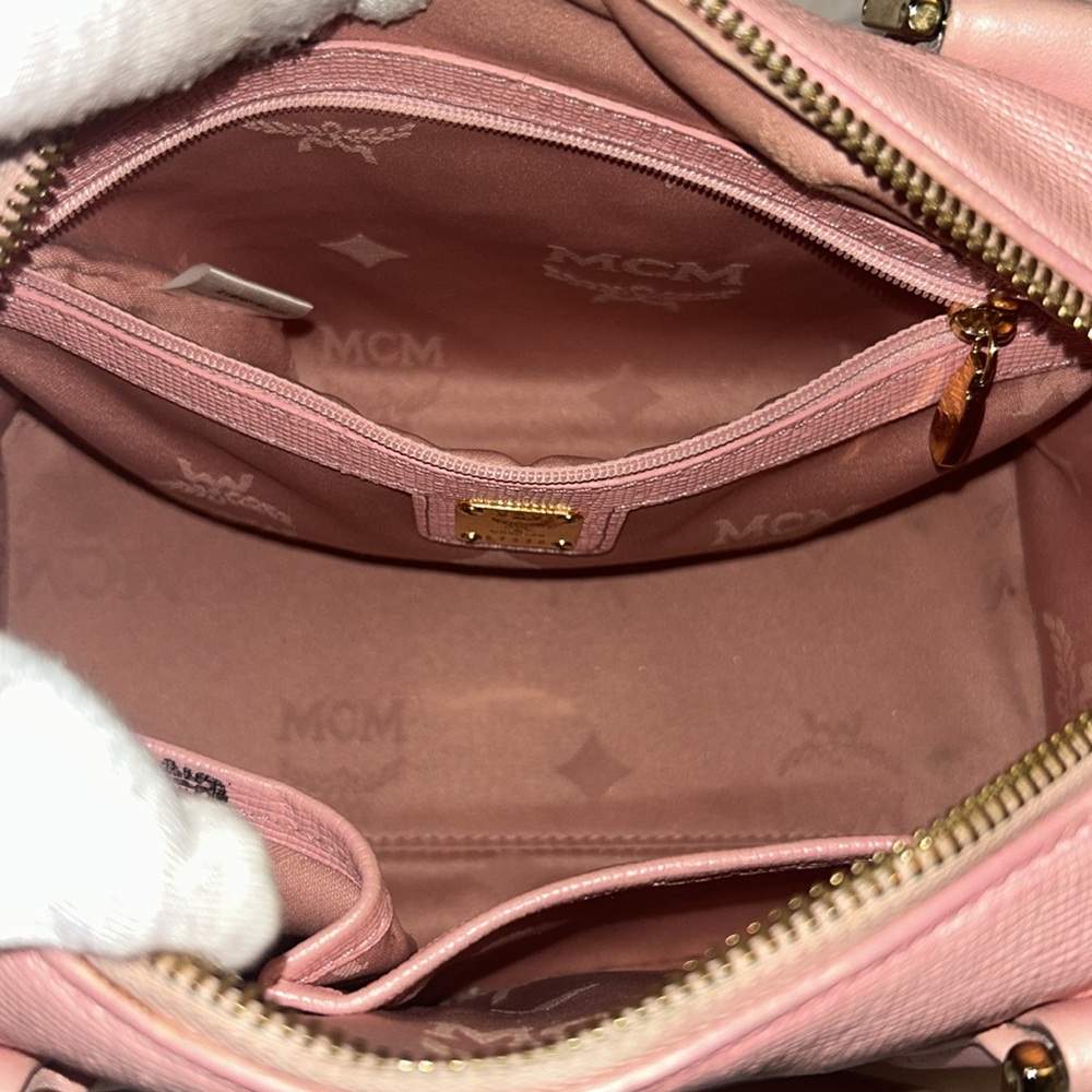 MCM Pink cute RARE Handbag with COA - Picture 11 of 17